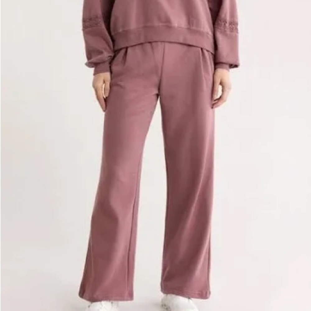 Jessica Simpson Mauve Wide-Leg Pants